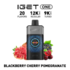IGET ONE 12,000 Puffs - Blackberry Cherry Pomegranate