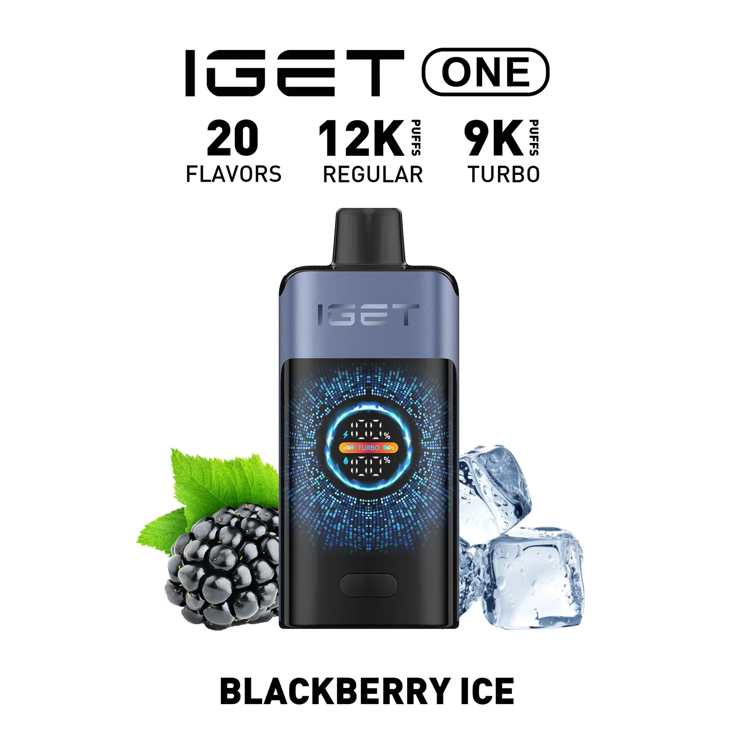 IGET ONE 12,000 Puffs - Blackberry Ice
