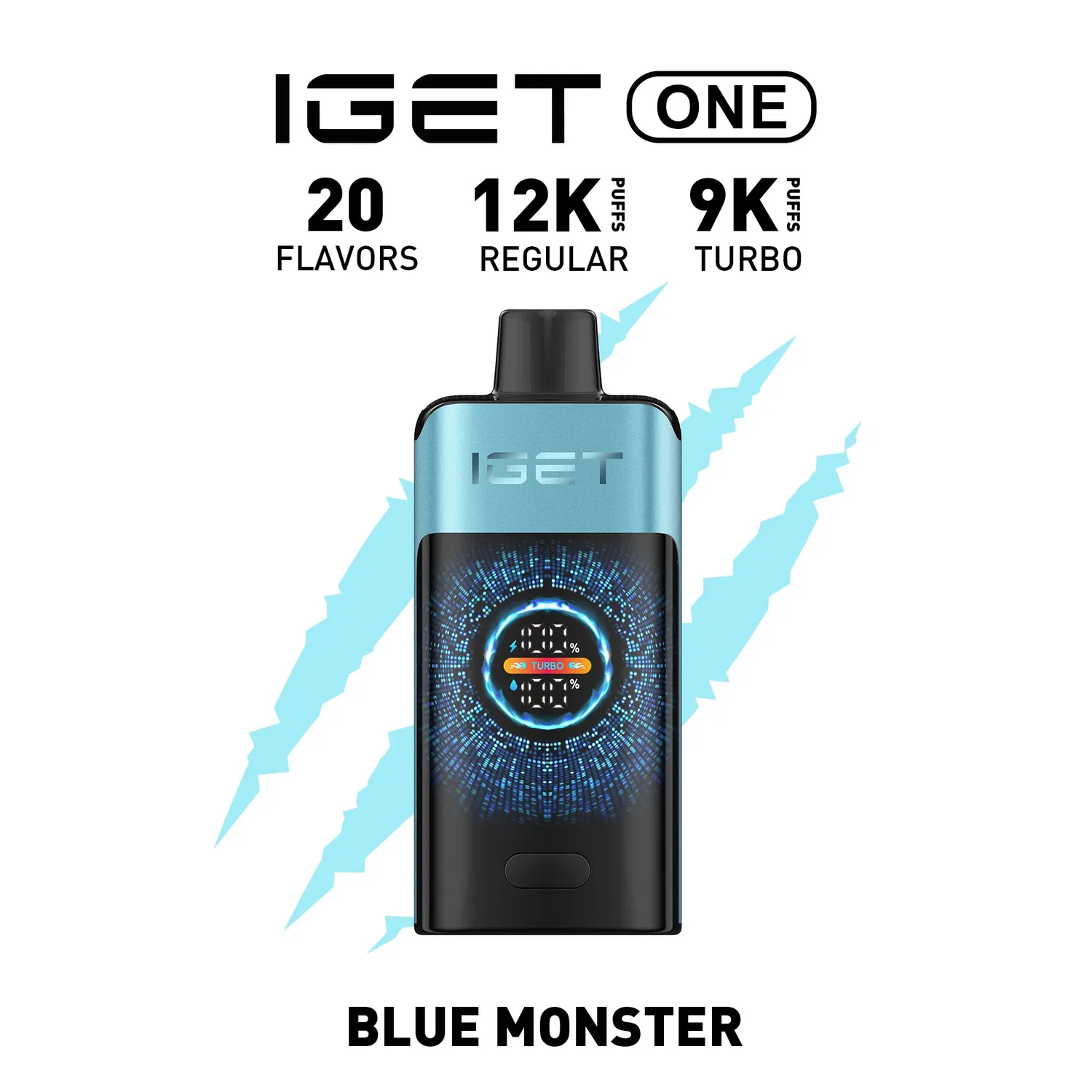 IGET ONE 12,000 Puffs - Blue Monster