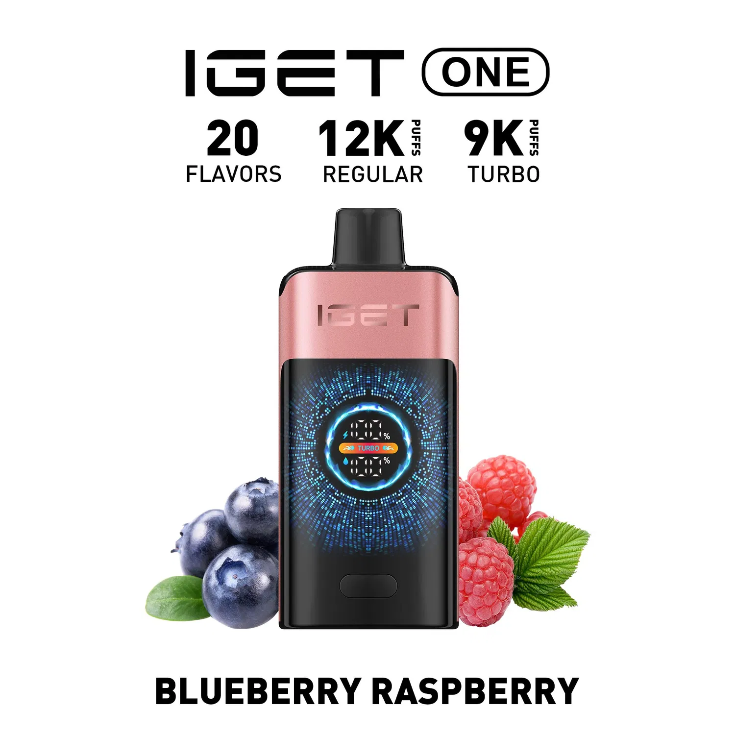 IGET ONE 12,000 Puffs - Blueberry Raspberry