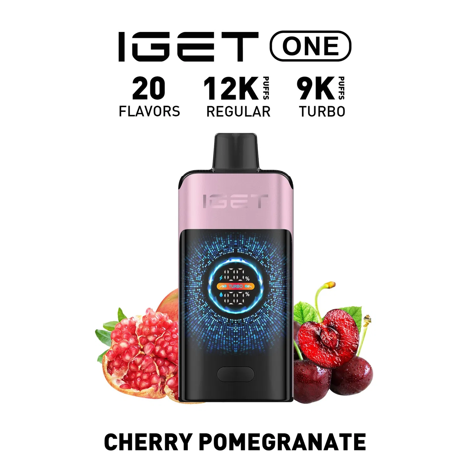 IGET ONE 12,000 Puffs - Cherry Pomegranate