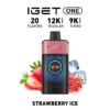 IGET ONE 12,000 Puffs - Strawberry Pomegranate Ice