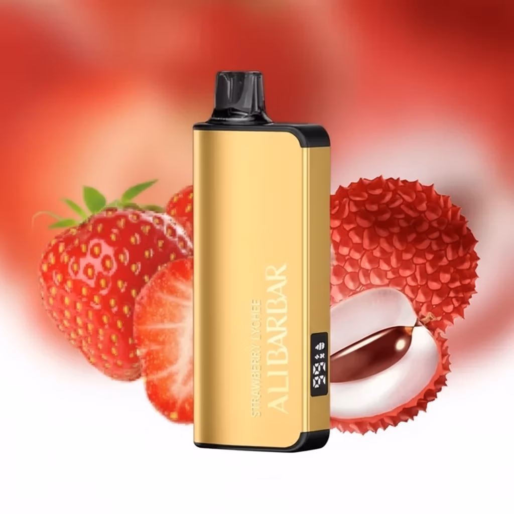 ALIBARBAR INGOT 9000 Puffs - Strawberry Lychee