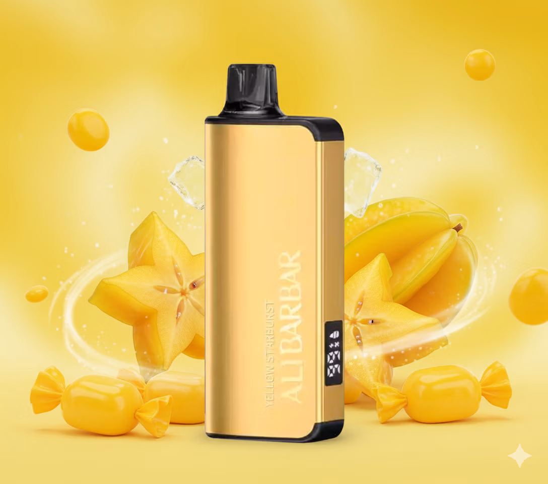 ALIBARBAR INGOT 9000 Puffs - Yellow Starburst